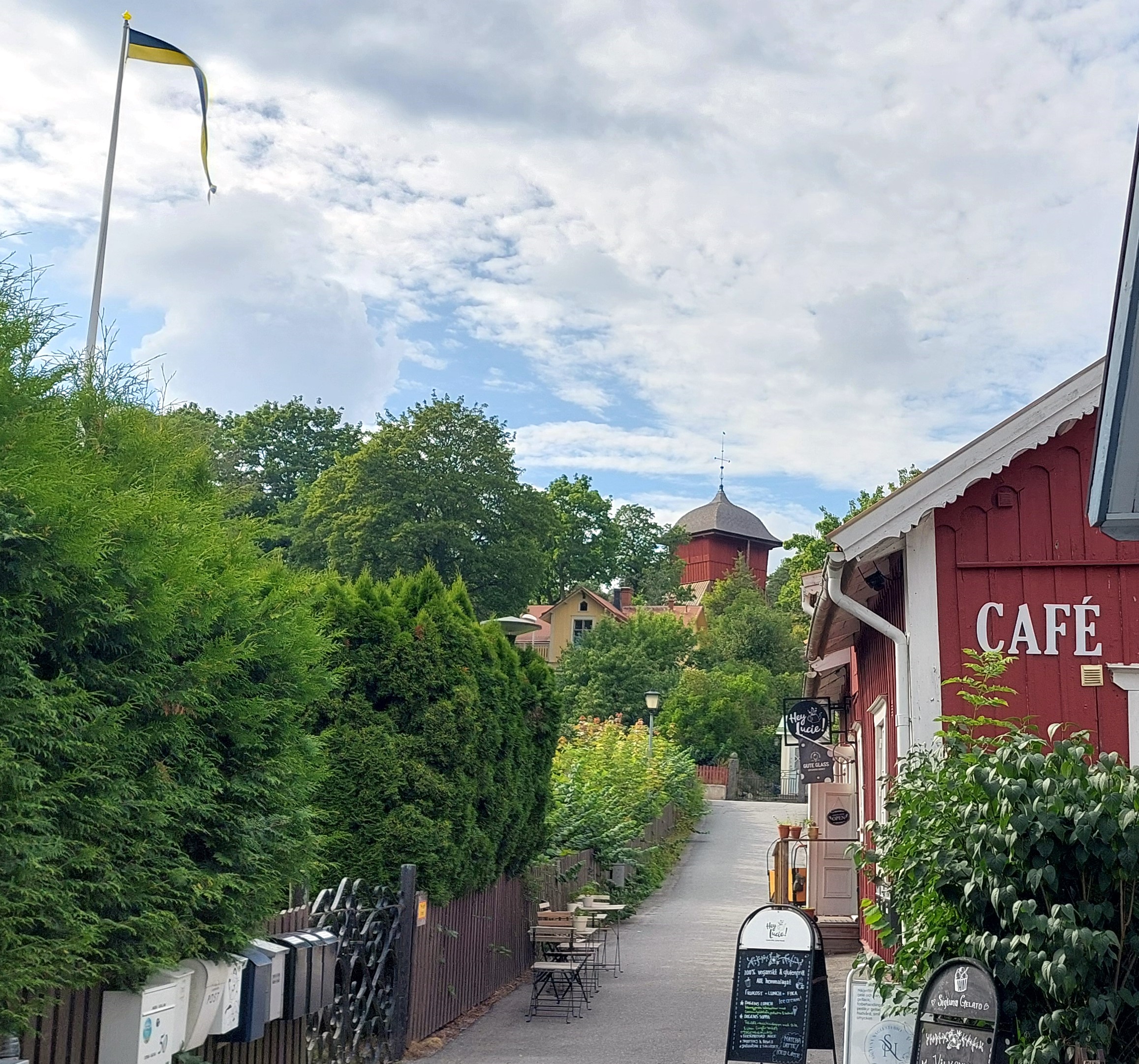 Mysig gata i Sigtuna
