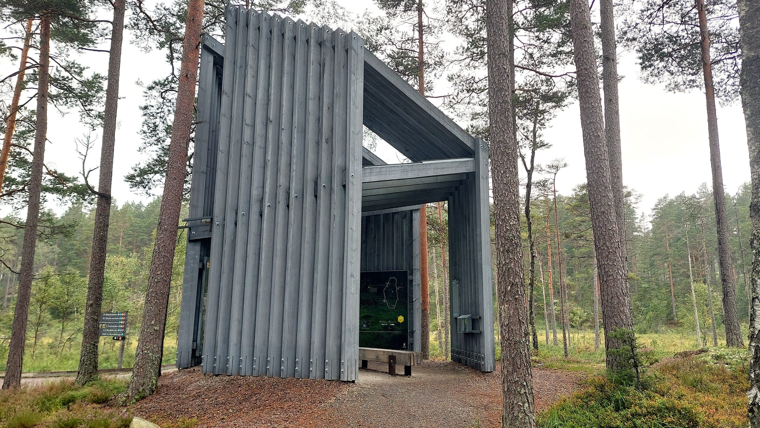 Infopunkt Tresticklans nationalpark