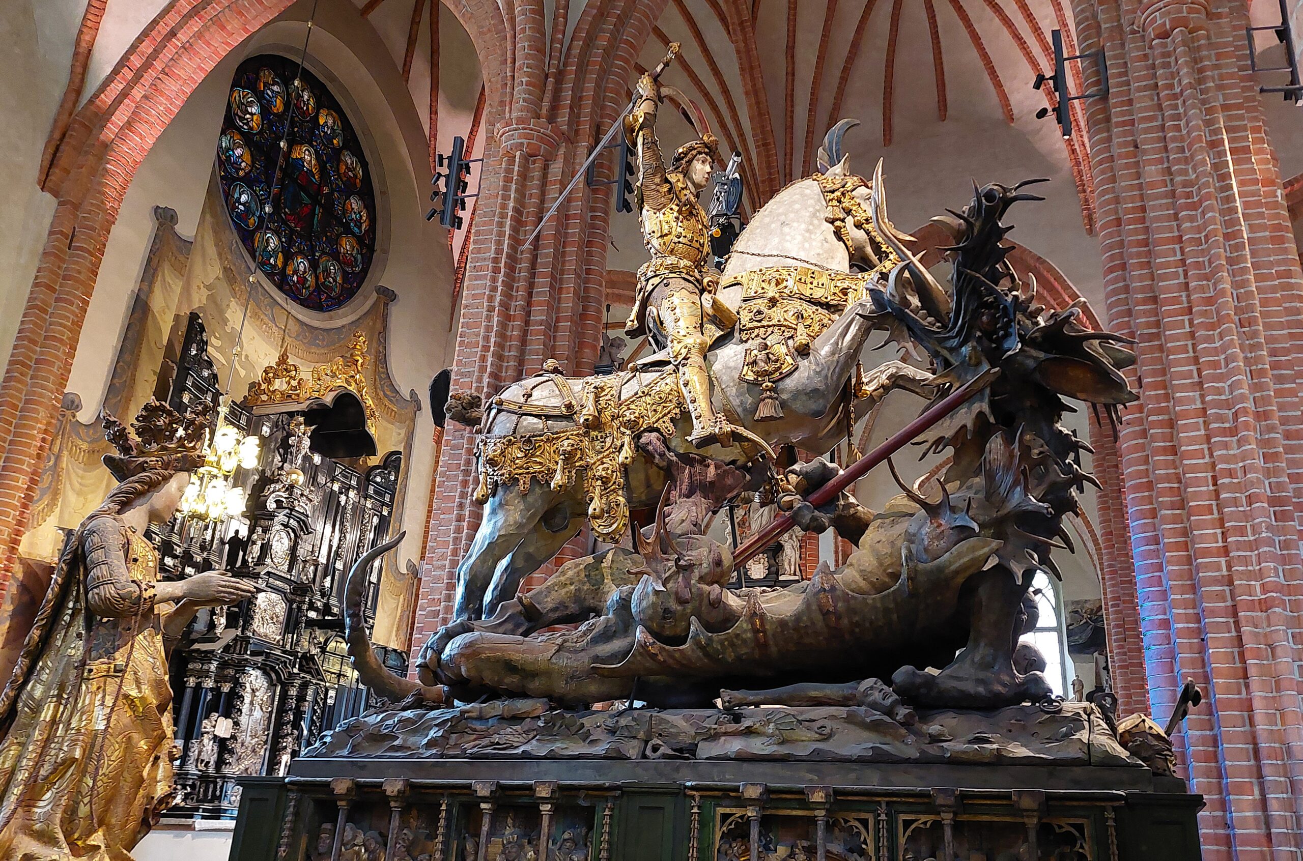 Sankt Göran och draken i Storkyrkan Sankt Göran och draken i Storkyrkan