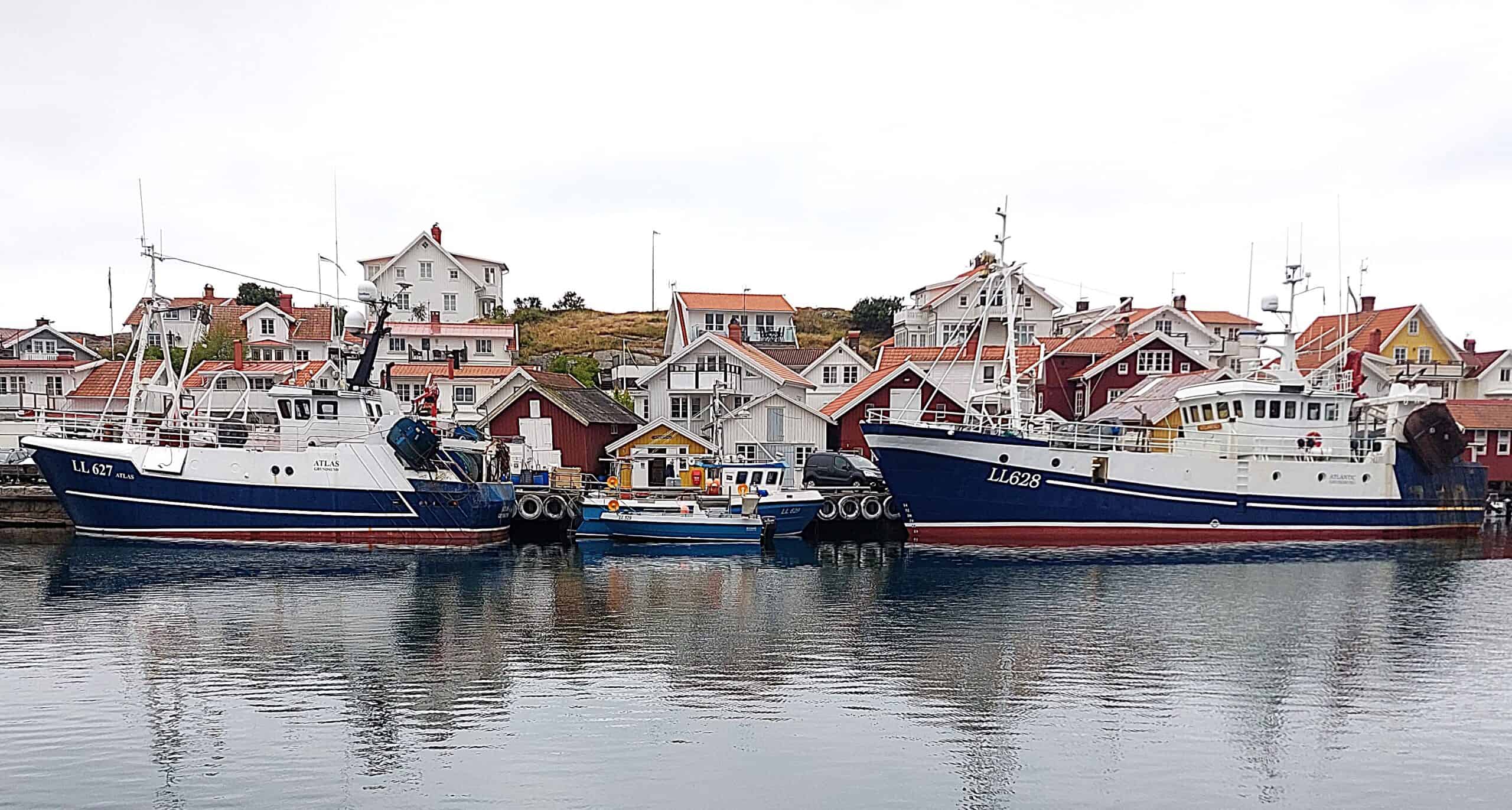 Fiskebåtar i Grundsund