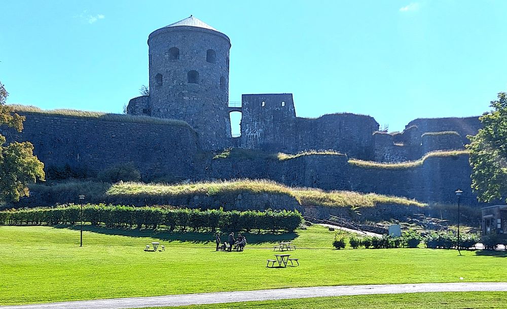 Bohus slott vid Bohusleden