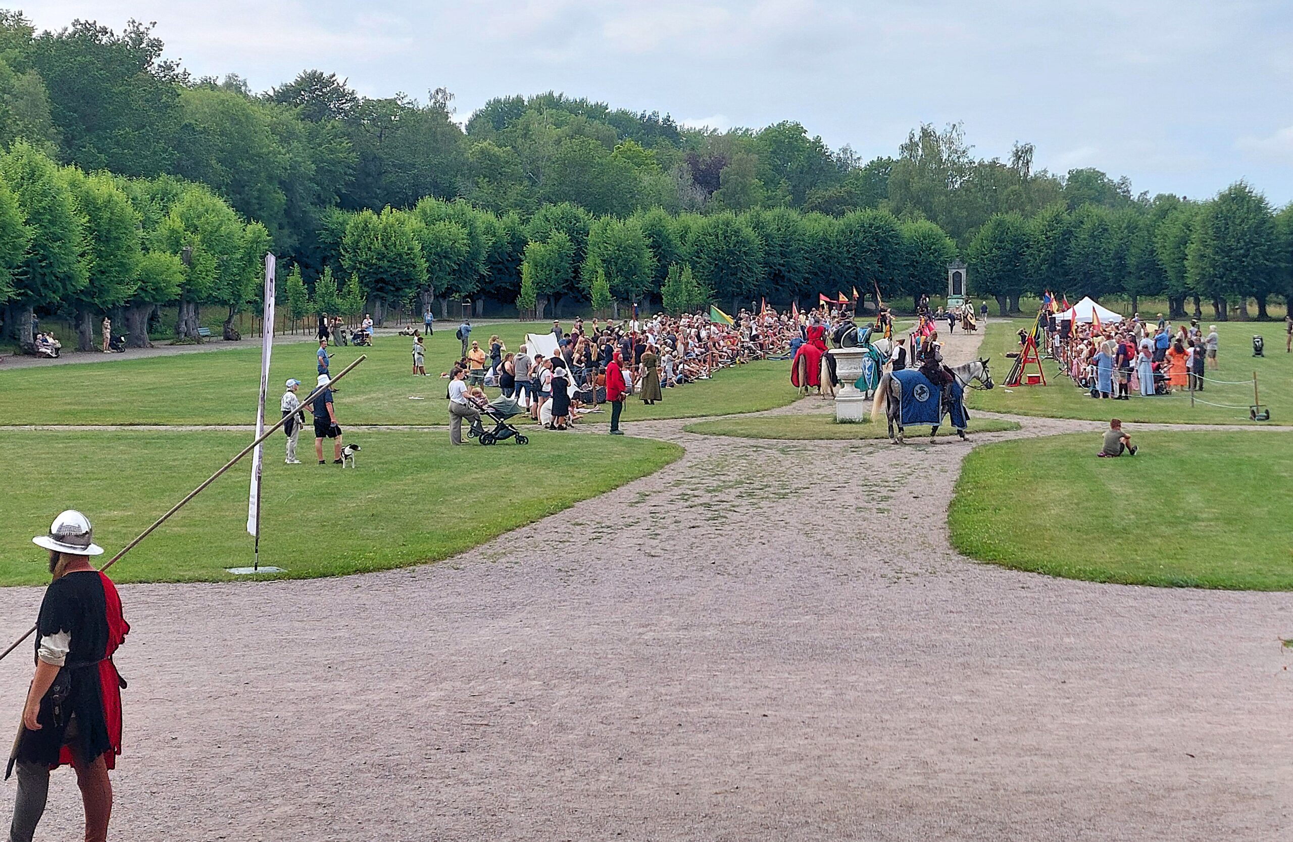 Tornerspel vid Skokloster slott